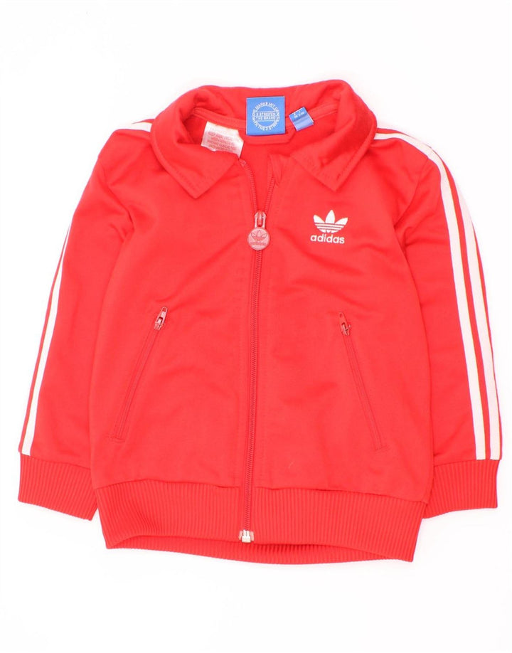 Adidas Boys Graphic αθλητική φόρμα Top Jacket 2-3 ετών Κόκκινο Πολυεστέρας