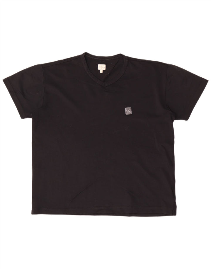 Calvin Klein Jeans Ανδρικό T-Shirt Top XL Black Polyamide