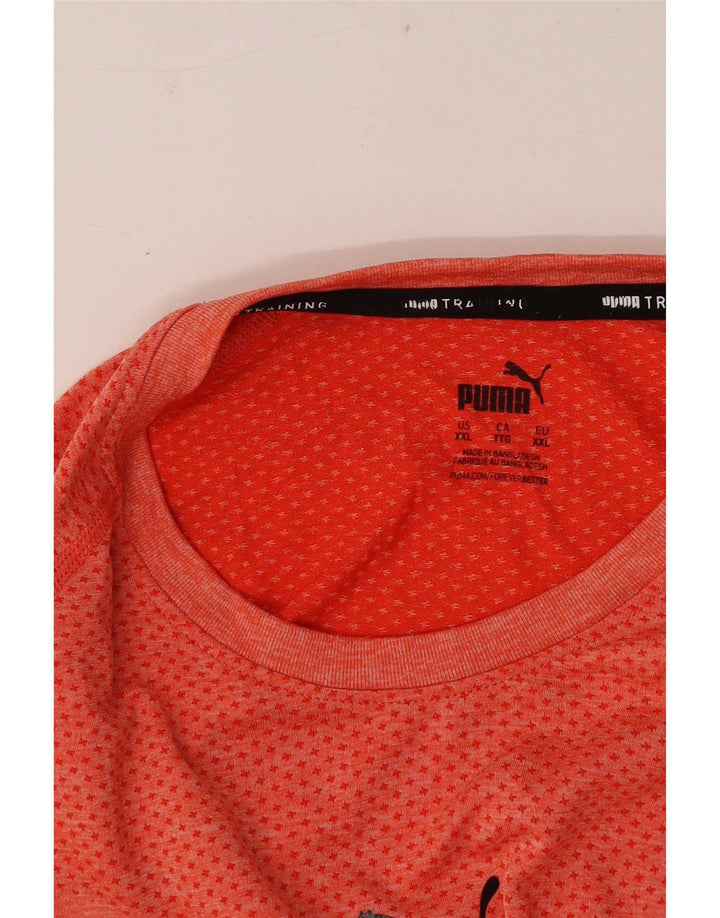 Ανδρικό T-Shirt Puma Top 2XL Red Flecked