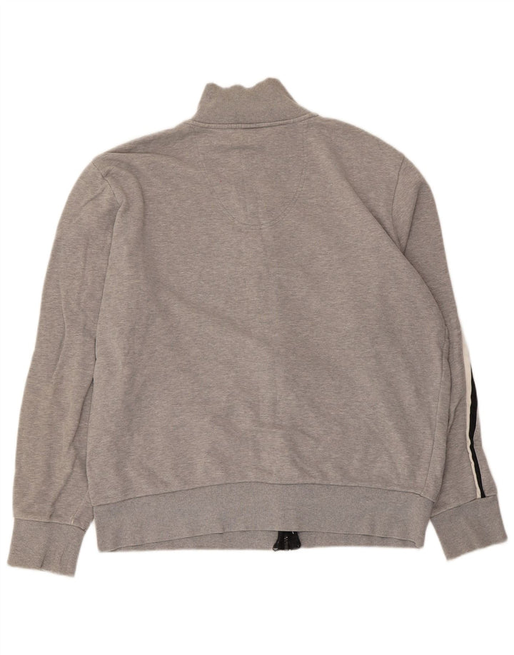 Ανδρική φόρμα Hugo Boss Top Jacket Μεγάλο γκρι βαμβακερό ριγέ