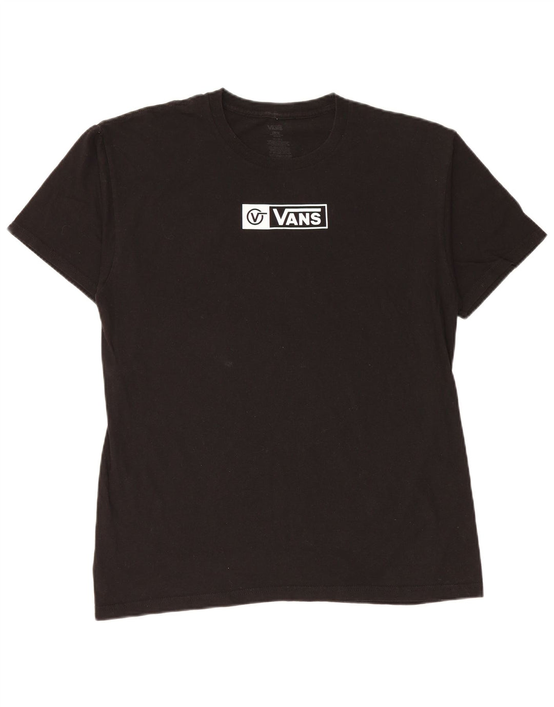 Ανδρικό γραφικό T-Shirt Vans Top Large Μαύρο