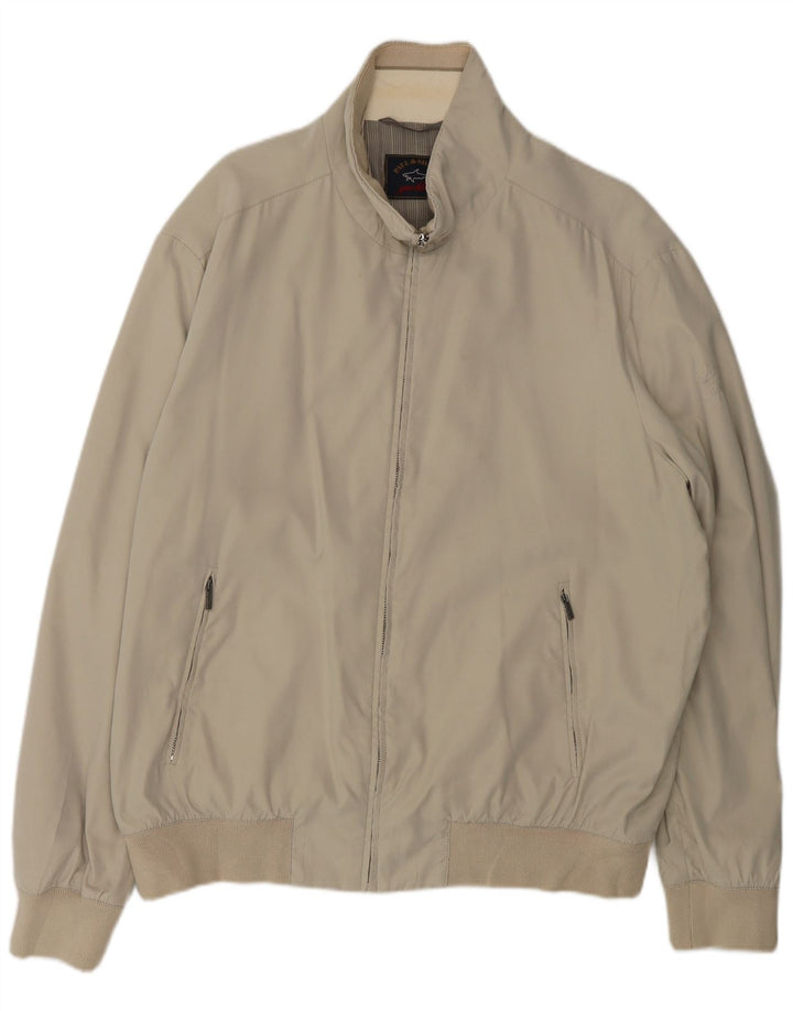 Paul & Shark Ανδρικό Bomber Jacket UK 42 XL Grey Polyester
