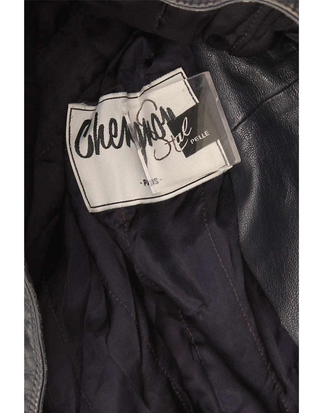 Chevignon Γυναικείο Δερμάτινο Μπουφάν UK 16 Large Navy Blue