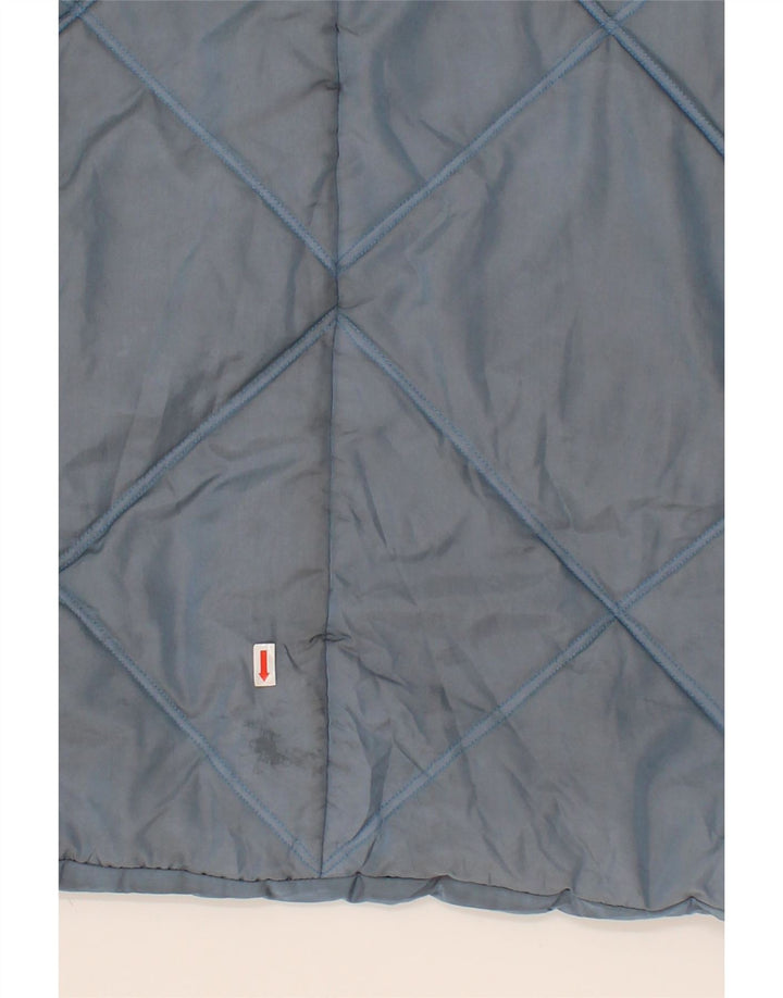 NORDICA Womens Hooded Padded Jacket IT 46 Large Blue Polyamide Vintage Nordica and Second-Hand Nordica from Messina Hembry 