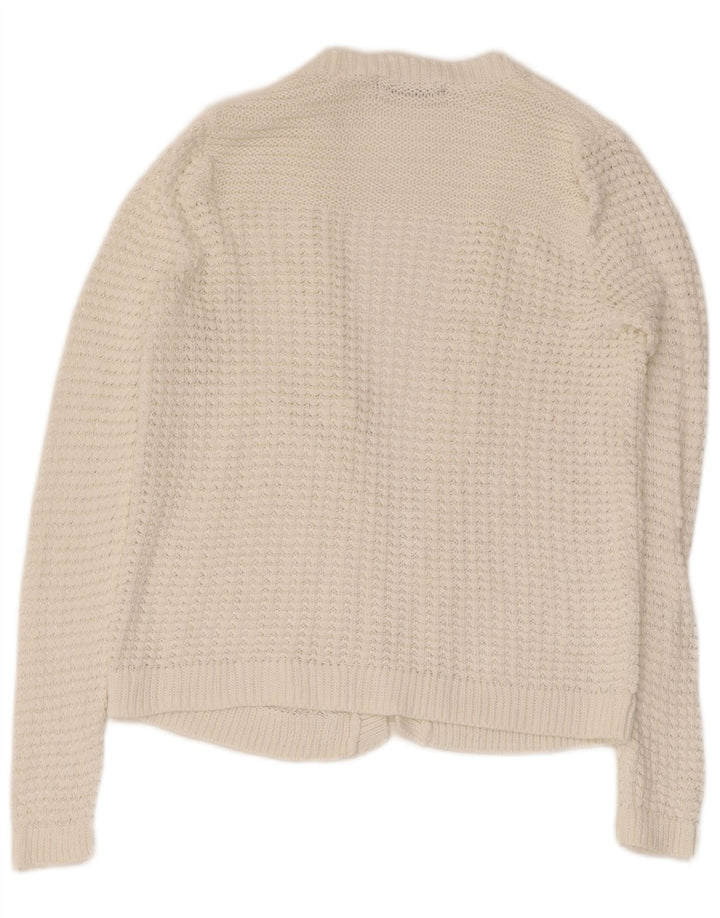 Marks & Spencer Γυναικεία ανοιχτή ζακέτα UK 8 Small White