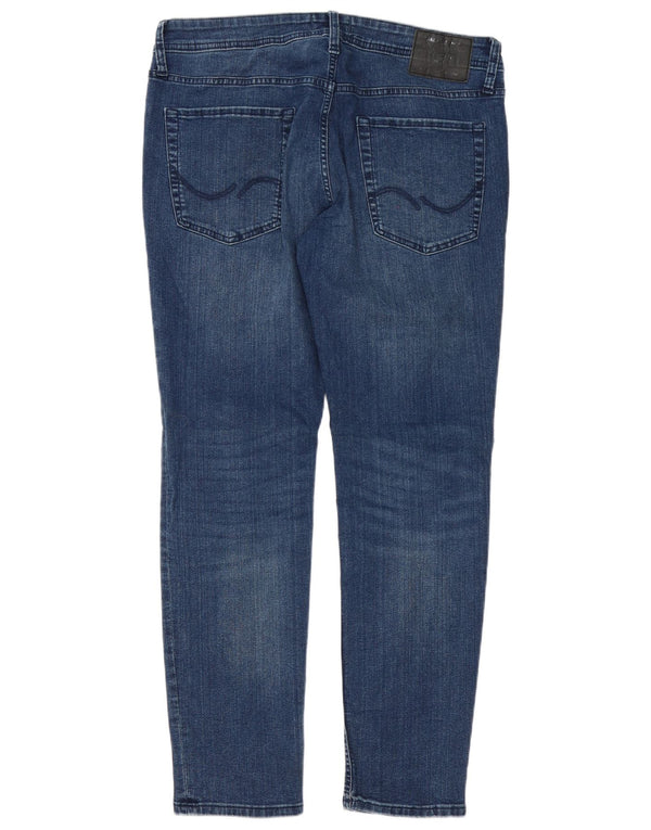 Jack & Jones Ανδρικό Slim Jeans W36 L32 Μπλε βαμβακερό