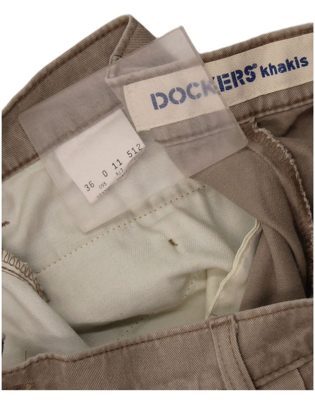 DOCKERS Ανδρικό χακί σορτς Chino W36 μεγάλο μπεζ βαμβακερό
