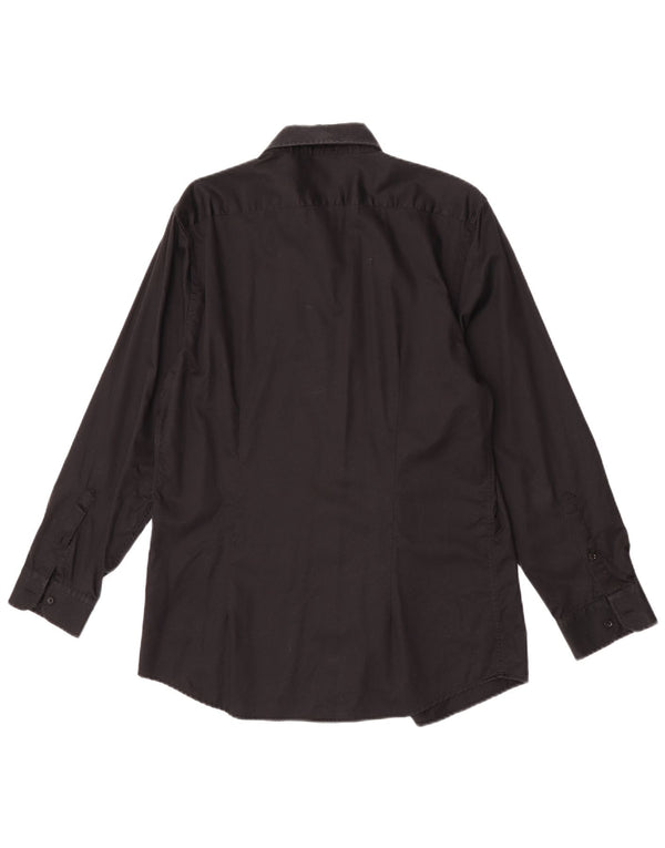 Γυναικείο πουκάμισο Reiss Slim Fit XL Μαύρο βαμβακερό