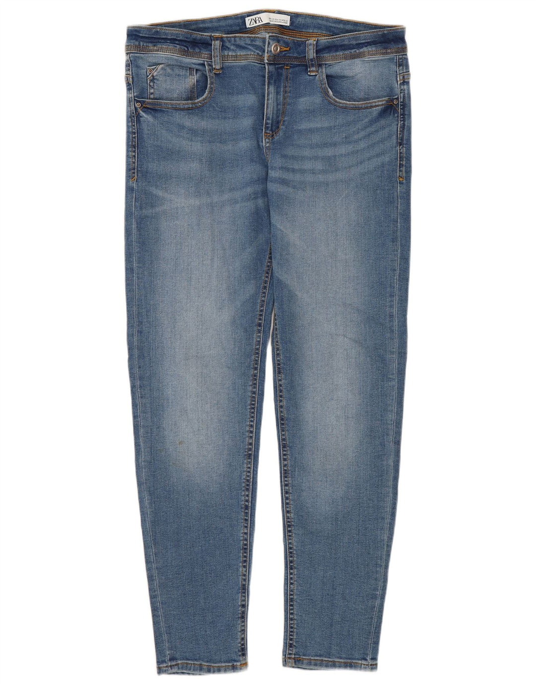 Zara Γυναικείο Slim Jeans EU 40 Medium W30 L26 Blue Cotton