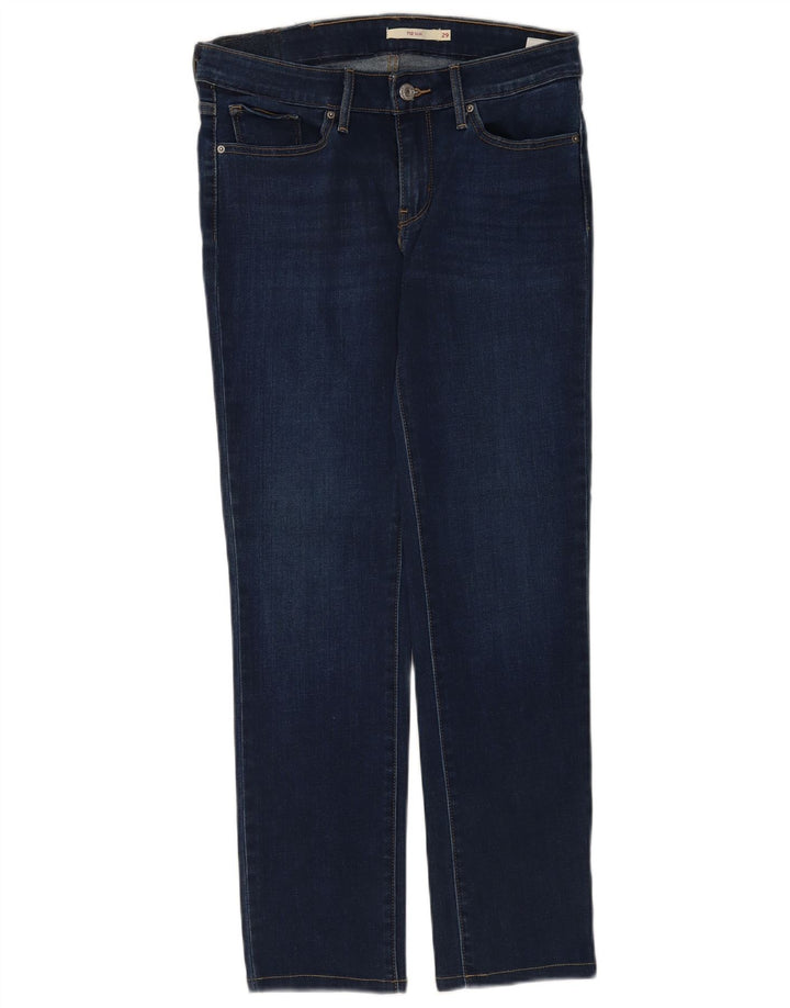 Levi's Womens 712 Slim Jeans W29 L28 Blue Cotton