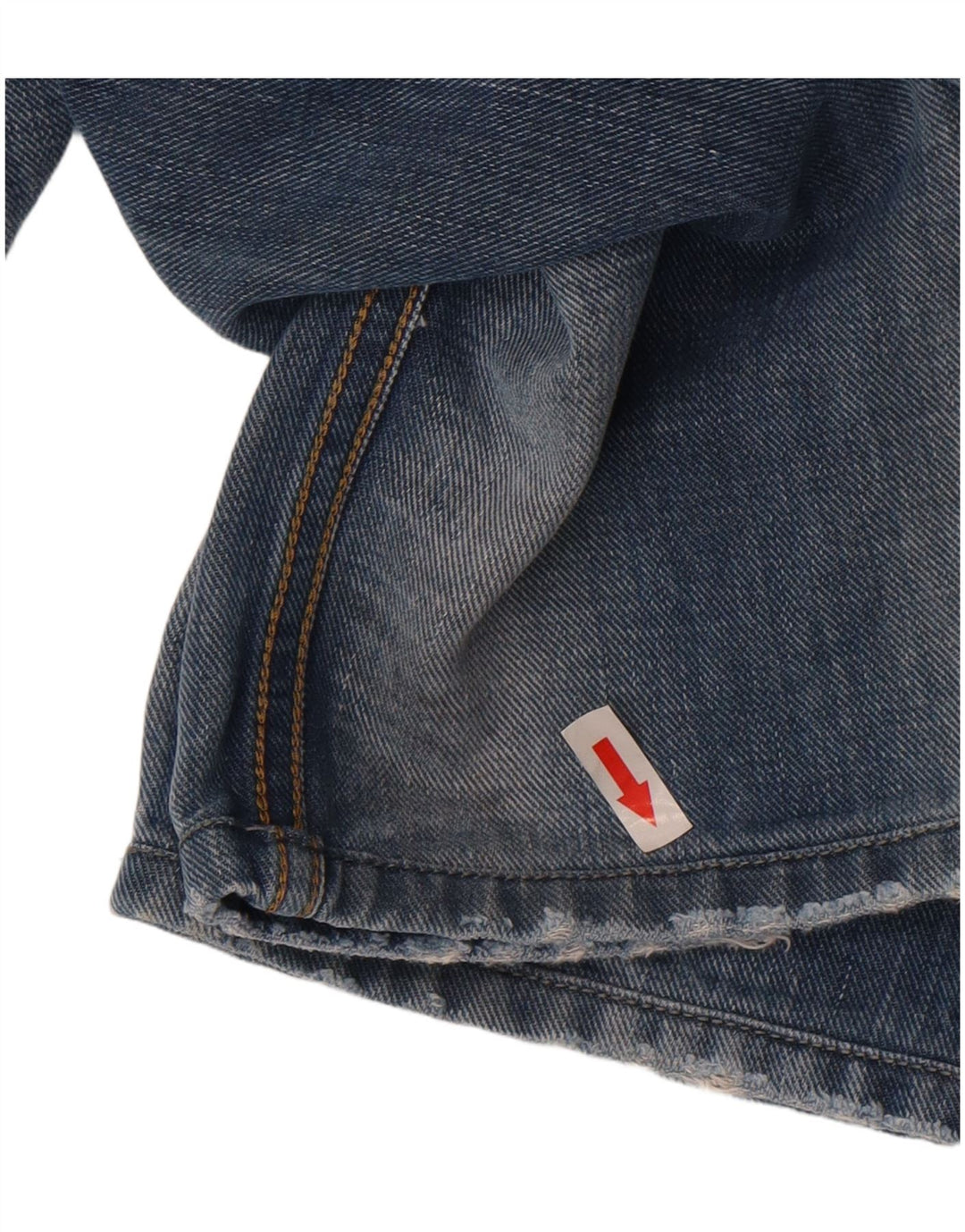 Diesel Ανδρικό Belther Distressed Straight Jeans W32 L34 Μπλε βαμβακερό