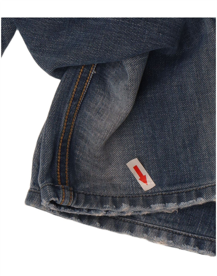 Diesel Ανδρικό Belther Distressed Straight Jeans W32 L34 Μπλε βαμβακερό