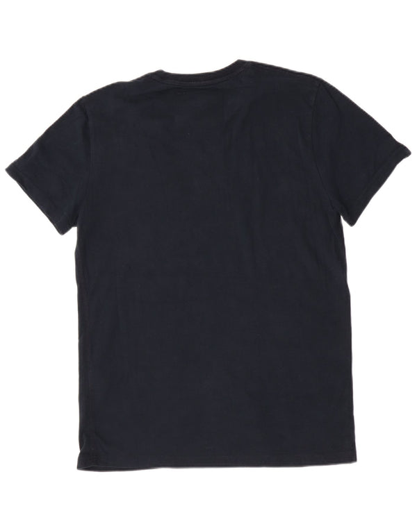 Ανδρικό γραφικό μπλουζάκι Superdry Top Medium Navy Blue Floral Βαμβακερό