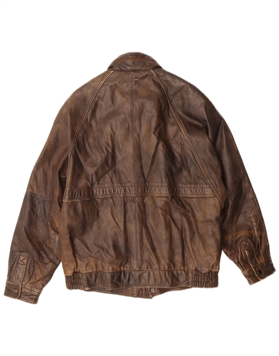 Harajuku Mother Ανδρικό Δερμάτινο Μπουφάν UK 40 Large Brown Δερμάτινο