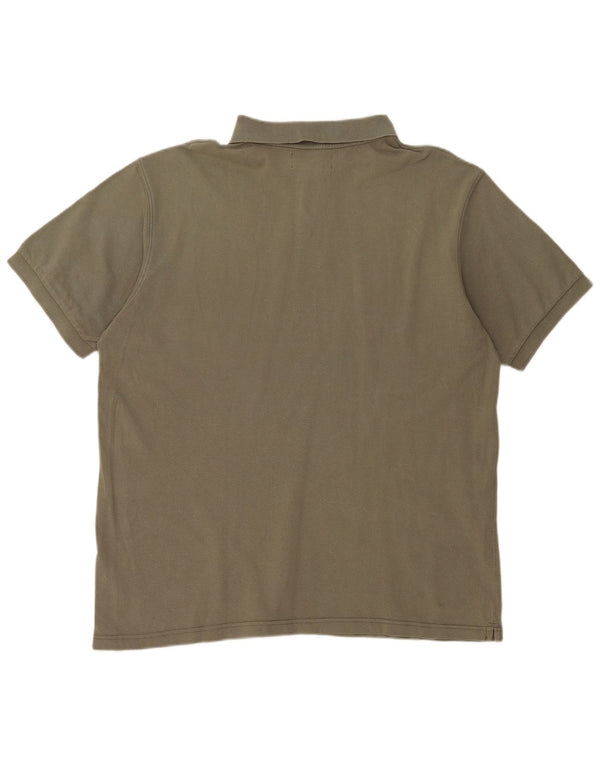 Ανδρικό πουκάμισο πόλο Marlboro Classics XL Πράσινο βαμβακερό