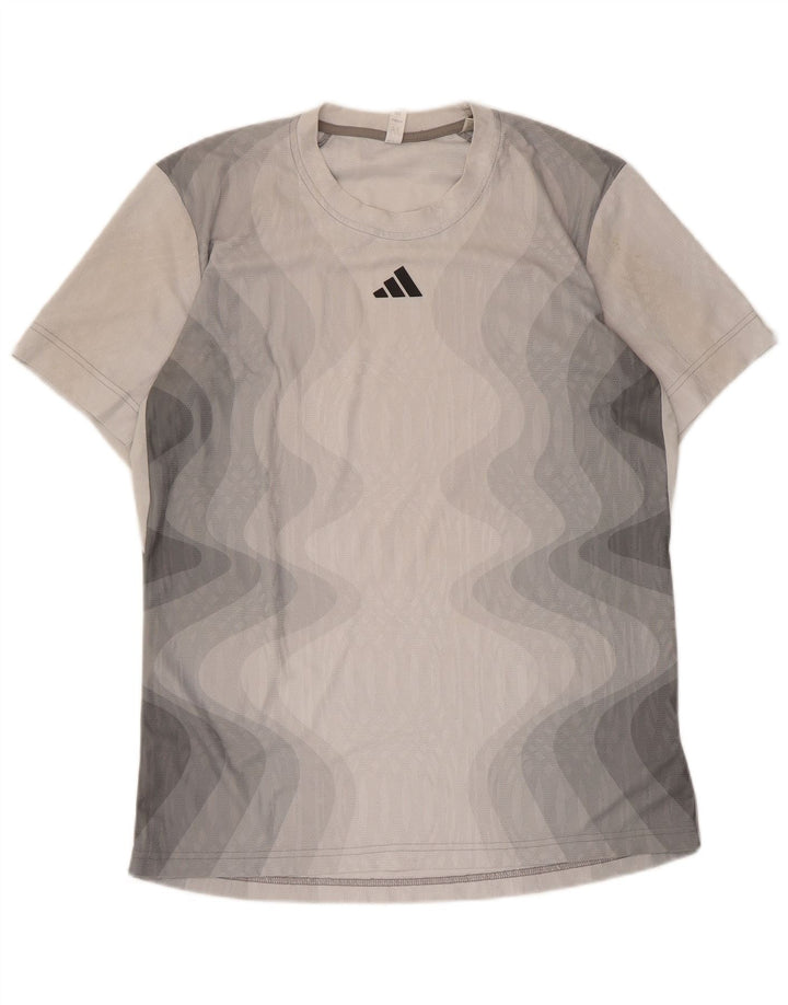 Ανδρικό T-Shirt Adidas Top Large Grey Tie Dye Polyester