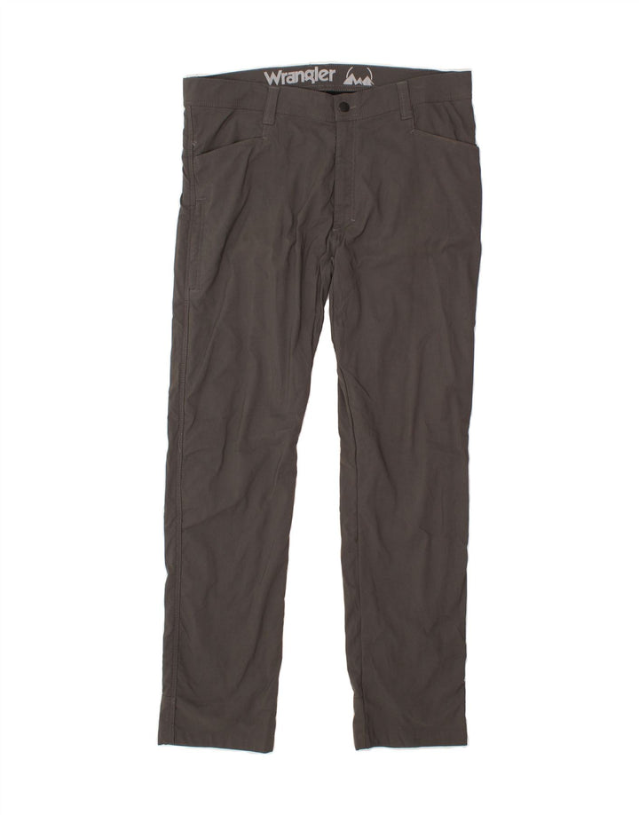 WRANGLER Mens Slim Casual Trousers W38 L32 Grey Nylon Vintage Wrangler and Second-Hand Wrangler from Messina Hembry 