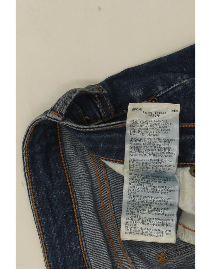 Lee Womens Scarlett Slim Jeans W31 L31 Blue Cotton