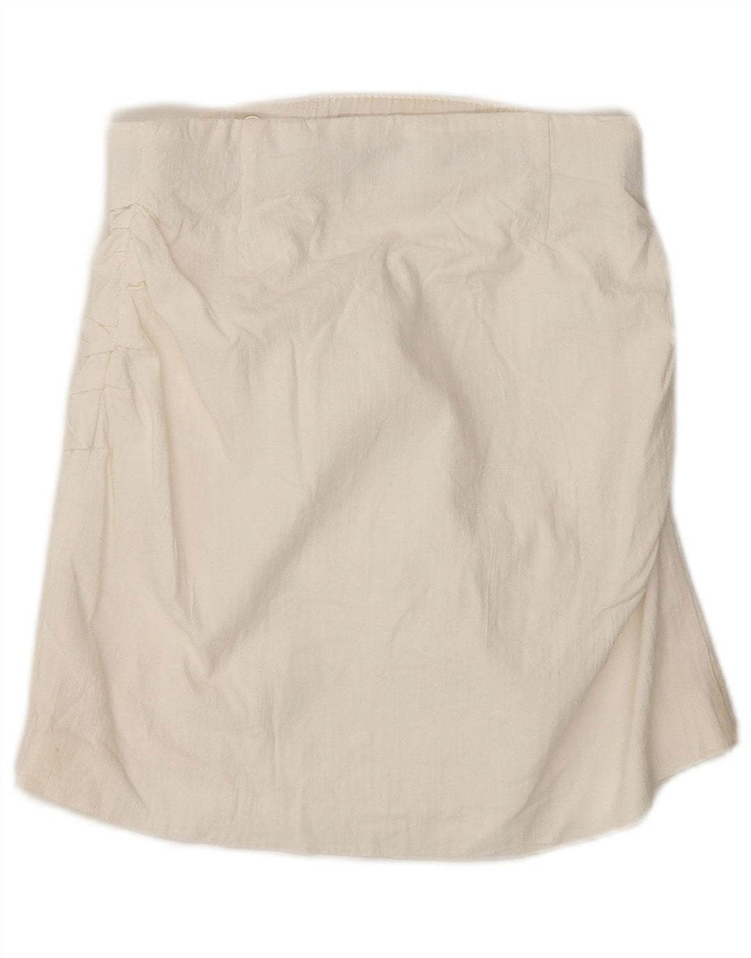 Zara Γυναικεία Μίνι Φούστα Wrap Small W26 Λευκή