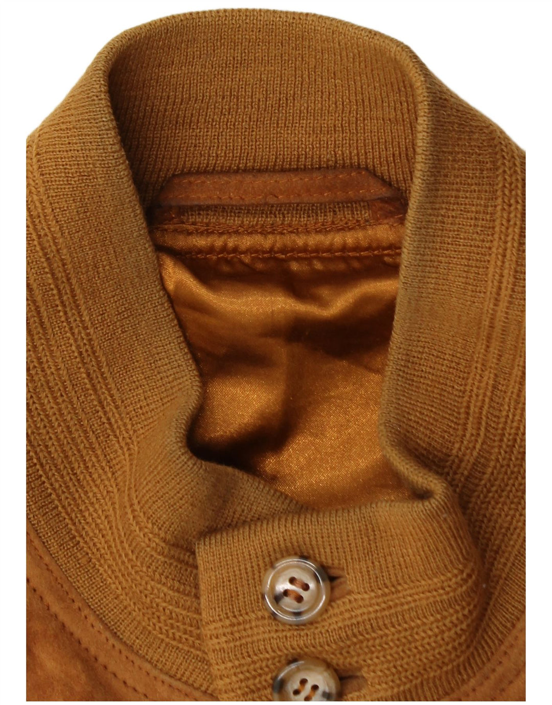 Vintage Ανδρικό Suede Bomber Jacket UK 40 Large Brown