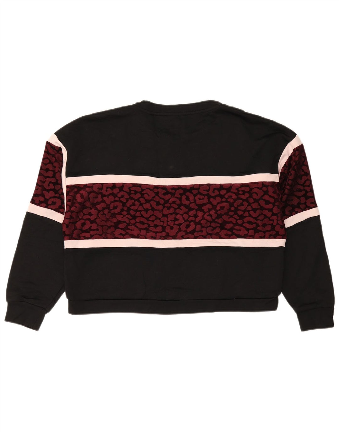 Guess Γυναικείο φούτερ μεγάλου μεγέθους Jumper UK 14 Medium Black Animal print