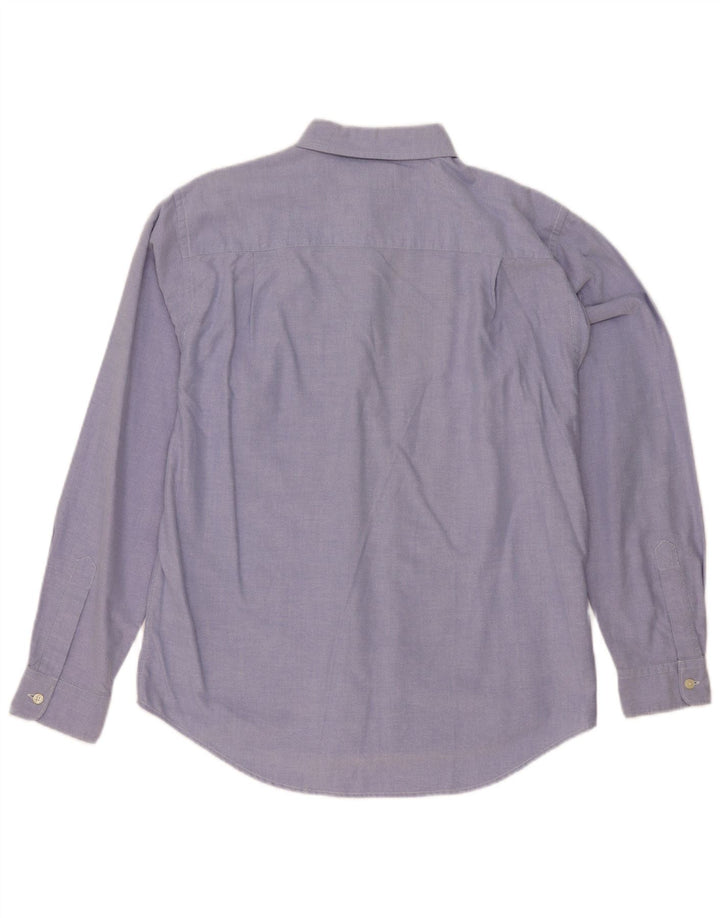 Ανδρικό πουκάμισο Ralph Lauren, μεσαίο μπλε βαμβακερό Classic