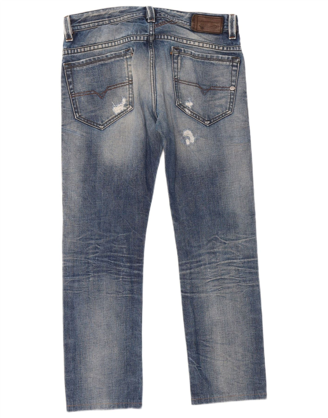 Diesel Ανδρικό Thavar Distressed Straight Jeans W31 L27 Μπλε