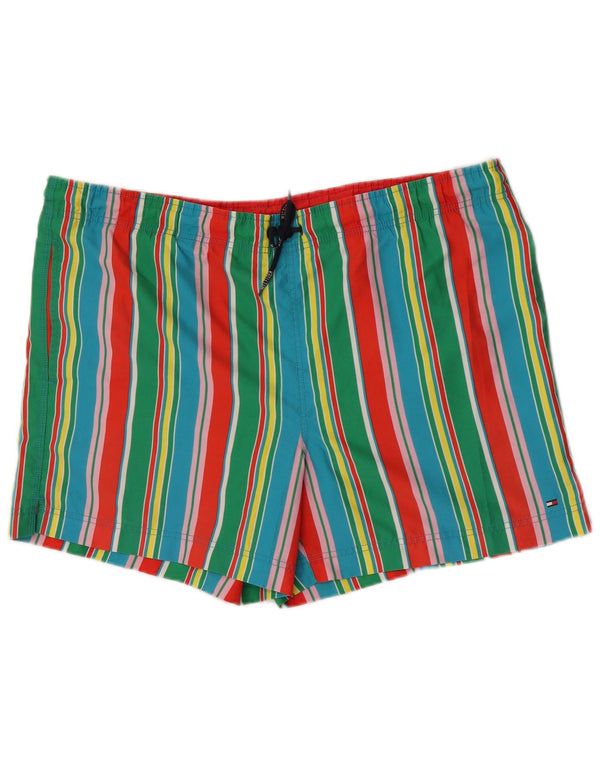 Ανδρικό σορτς κολύμβησης Tommy Hilfiger XL πολύχρωμο ριγέ πολυεστέρα