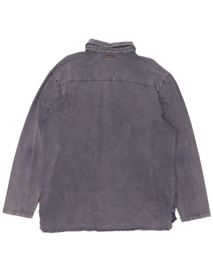 Ανδρικό πουλόβερ Marlboro Classics πουκάμισο 2XL Navy Blue βαμβακερό