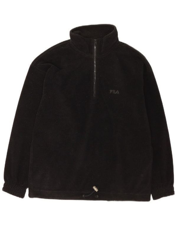 Fila Ανδρικό φερμουάρ Fleece Jumper IT 46 Small Black