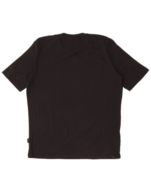 Ανδρικό T-Shirt Sisley Top XL Μαύρο βαμβακερό