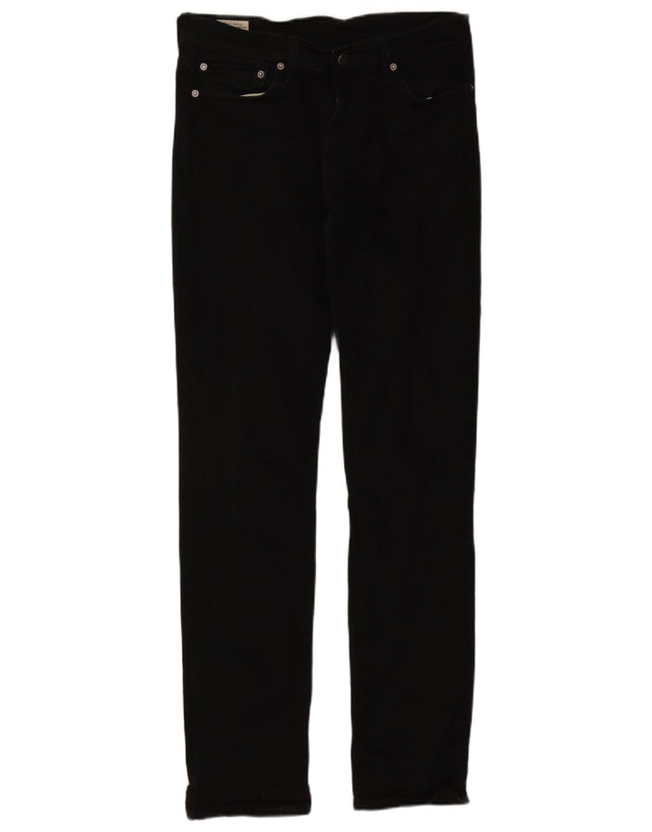 Ανδρικό τζιν Levi's Slim W32 L34 Μαύρο βαμβακερό