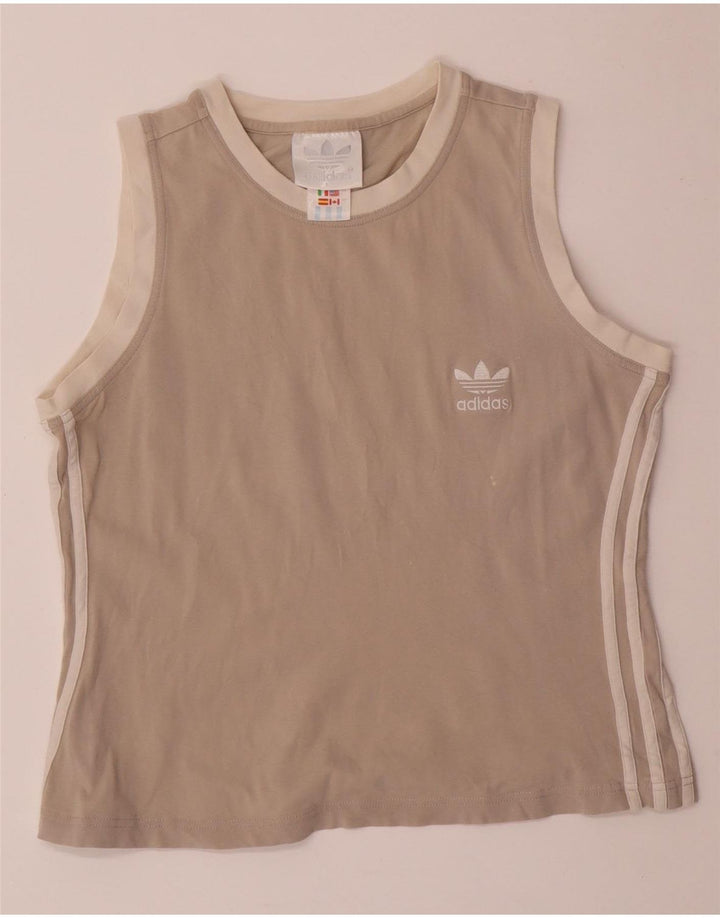 Γυναικείο φανελάκι ADIDAS Crop UK 14 Large Grey