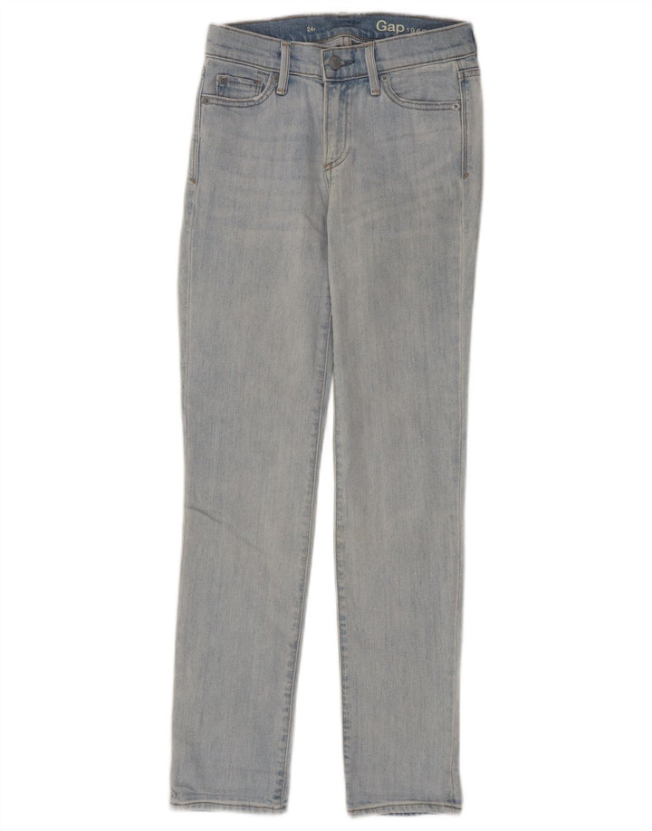 Gap Γυναικείο Slim Jeans W24 L30 Μπλε βαμβακερό