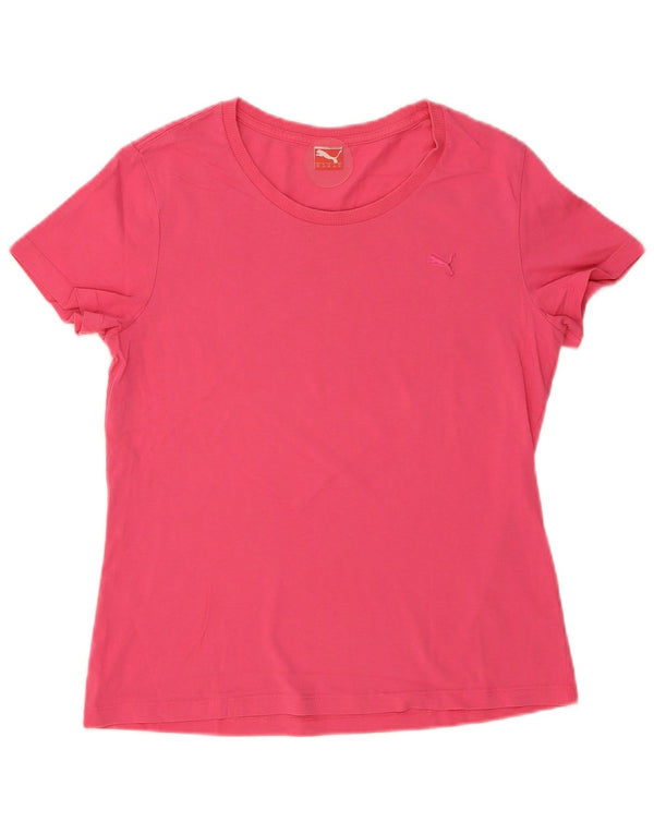 Puma Γυναικείο T-Shirt Top UK 16 Large Pink