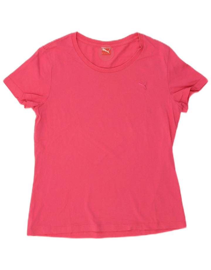 Puma Γυναικείο T-Shirt Top UK 16 Large Pink
