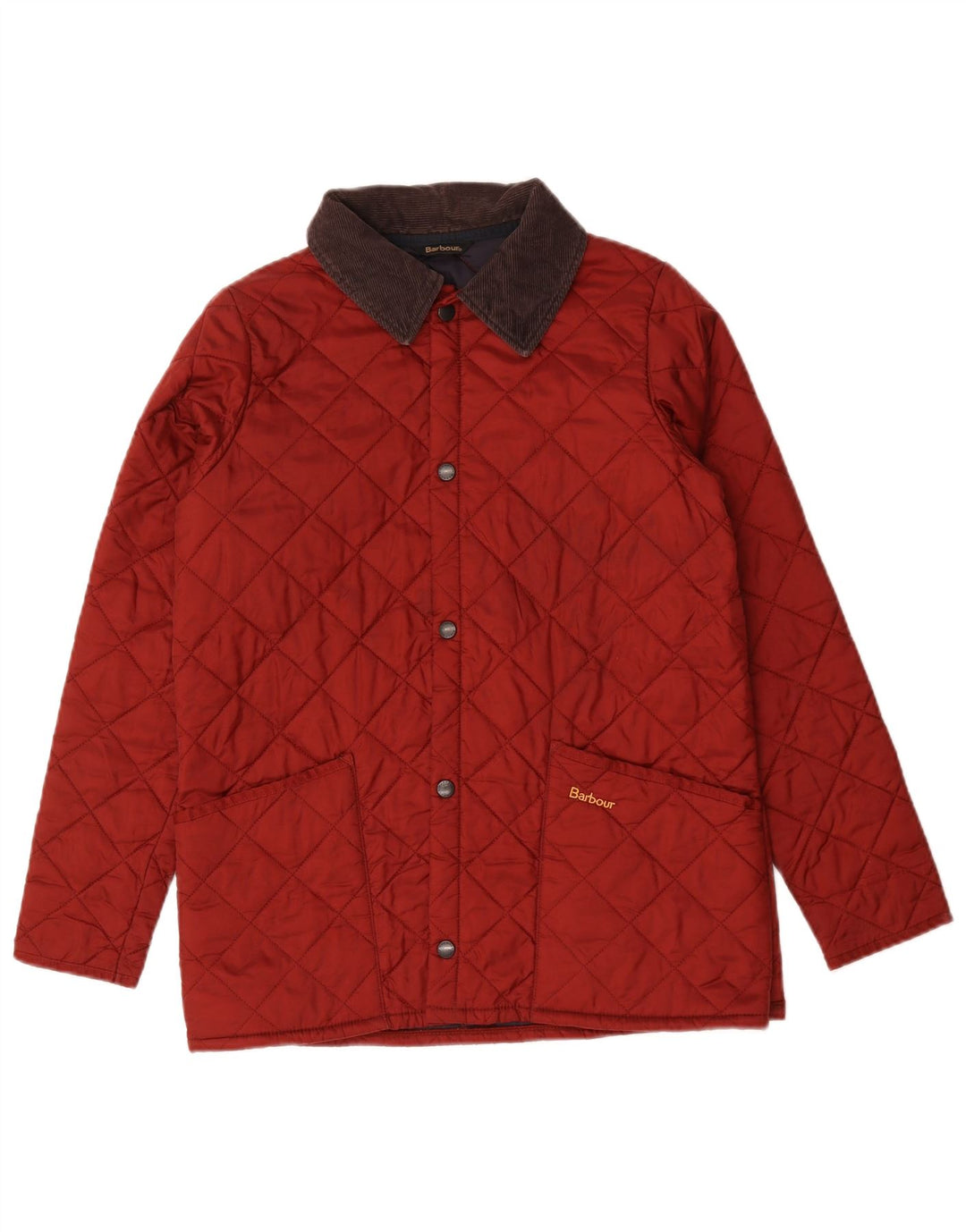 Μπουφάν Barbour Boys Quilted Jacket 12-13 Years XL Burgundy