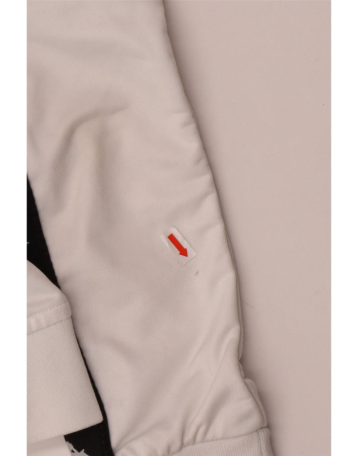 KAPPA Girls Graphic αθλητική φόρμα Top Jacket 11-12 Years Small White