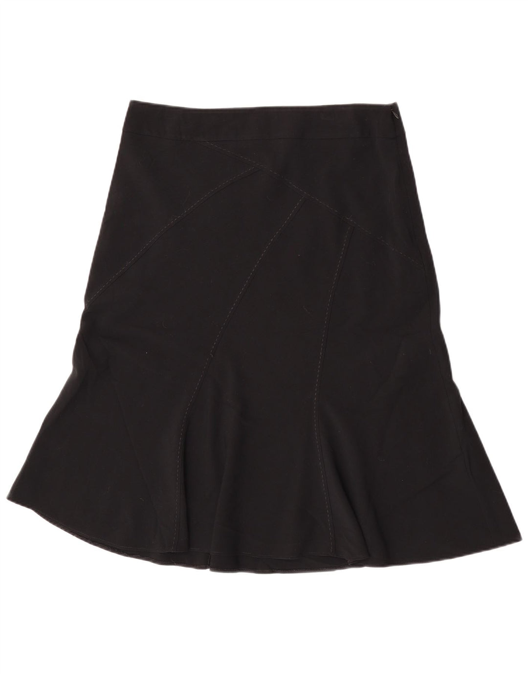 Marks & Spencer Γυναικεία Τρομπέτα Φούστα UK 14 Large W32 Μαύρο Πολυεστέρας