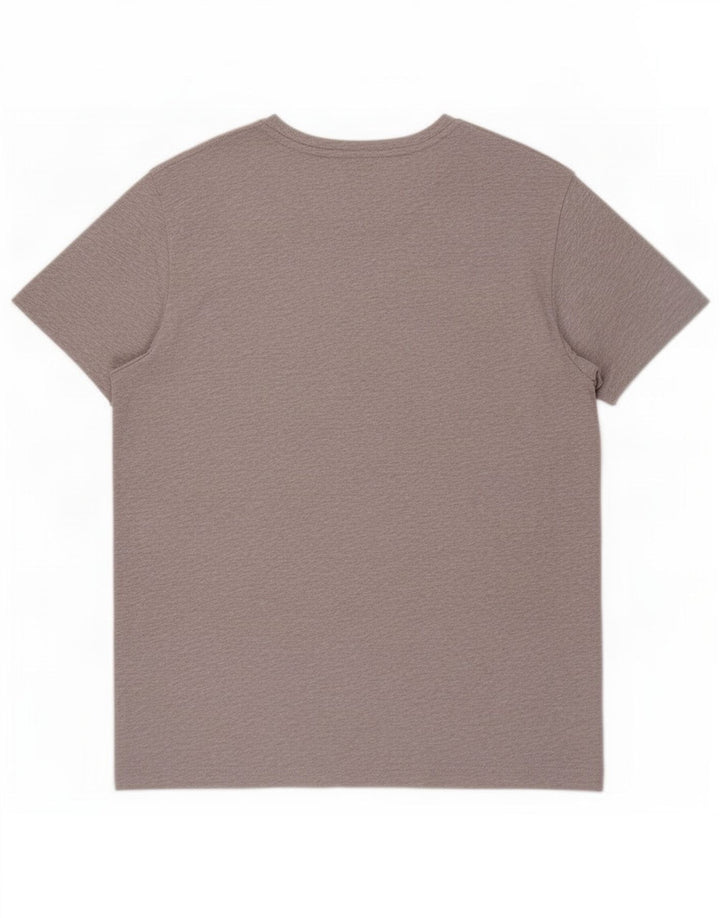 Ανδρικό T-Shirt Gant Top Βαμβακερό με μεσαίο γκρι φλιτζάνι