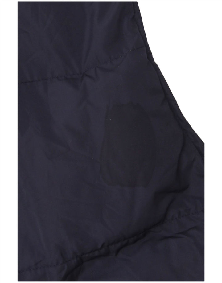 Crew Clothing Ανδρικά padded Gilet UK 38 Medium Navy Blue Polyester