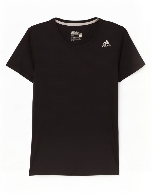 Adidas Γυναικείο T-Shirt Climalite Top UK 4/6 XS Μαύρο Πολυεστέρας