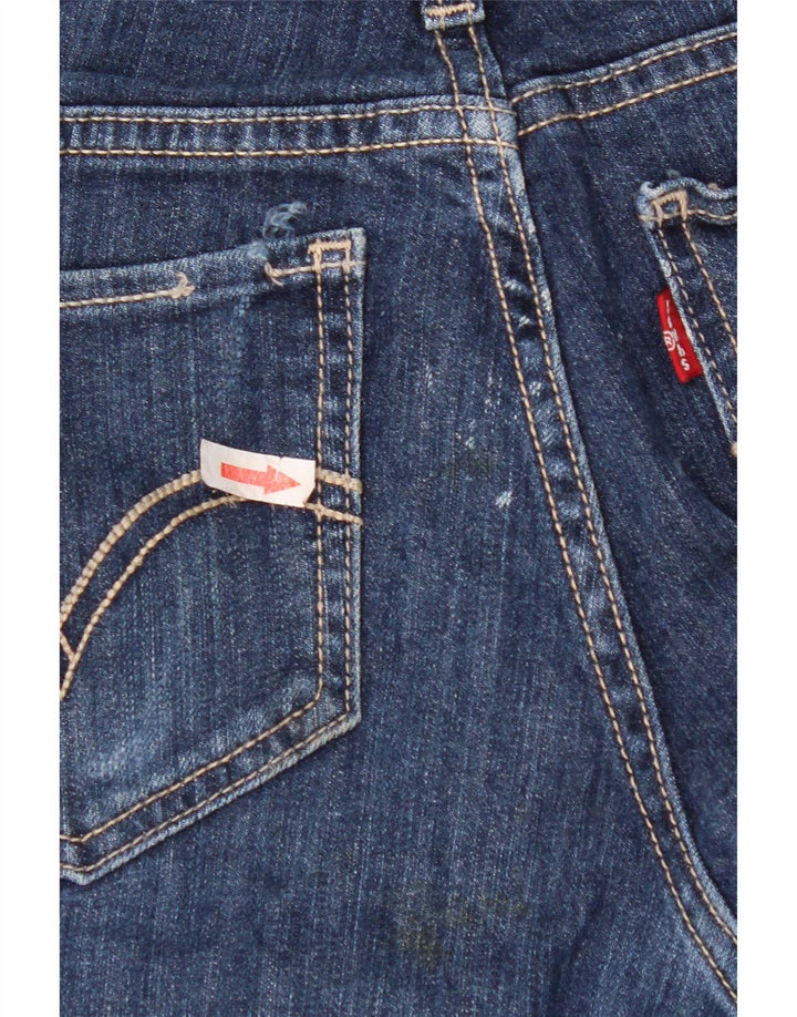 Levi's Womens 524 Straight Jeans W29 L32 Blue Cotton