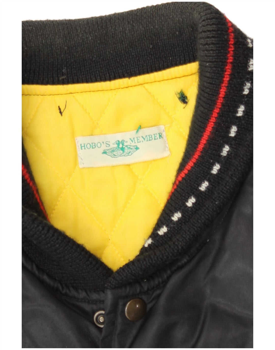 Vintage Ανδρικό μπουφάν με επένδυση UK 40 Large Black Polyamide