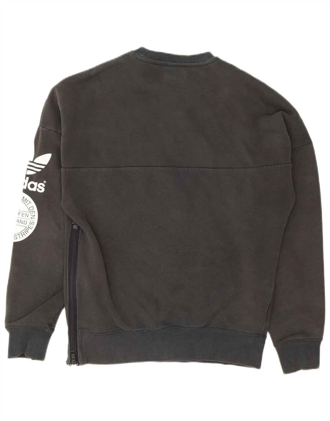 Ανδρικό γραφικό φούτερ Adidas Jumper Μικρό γκρι βαμβακερό