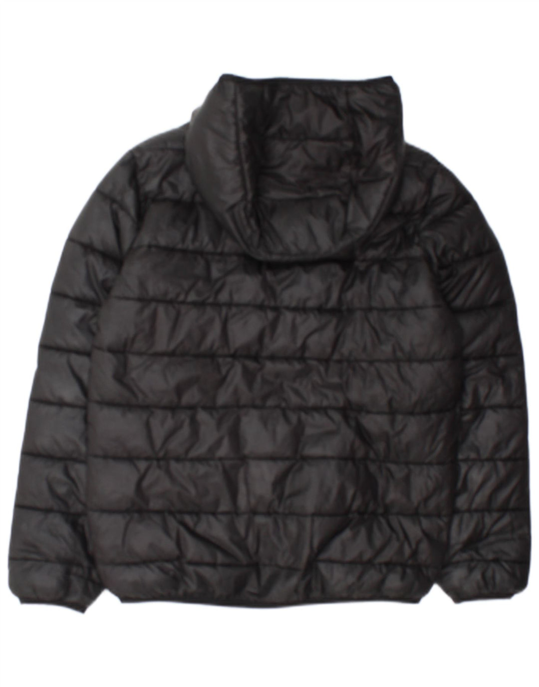 Champion Boys Hooded Jacket 11-12 Years Large Black Polyester