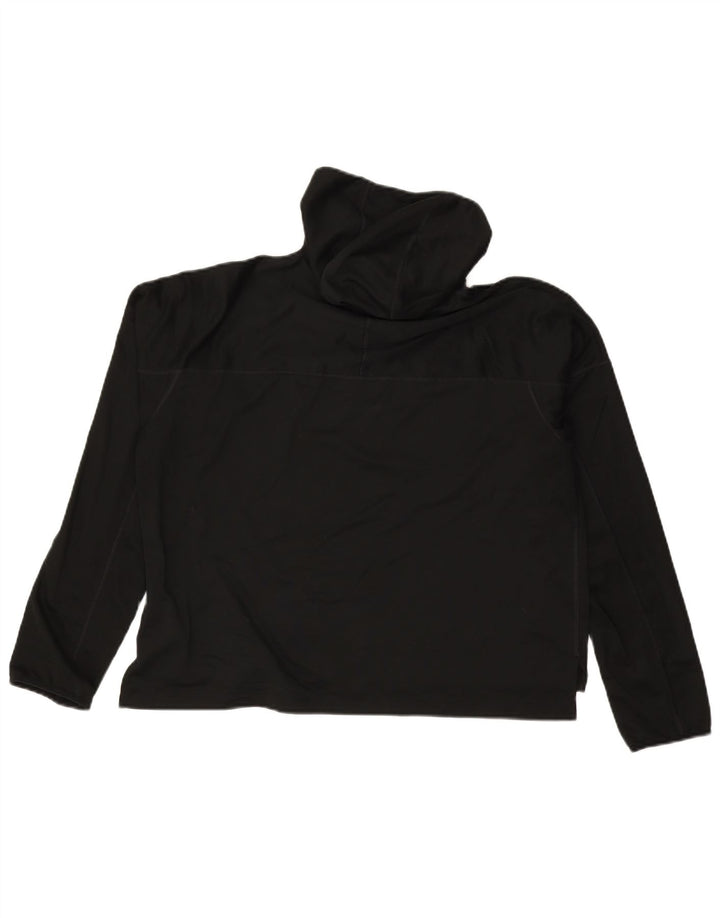 Nike γυναικείο τρέξιμο με γραφικό κουκούλα με κουκούλα UK 14 Μεσαίο μαύρο πολυεστέρα