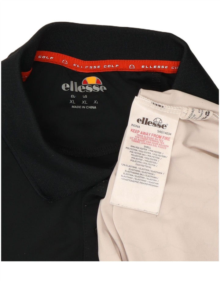 Ellesse Ανδρικό Πόλο Μπλουζάκι XL Λευκό πολυεστέρας