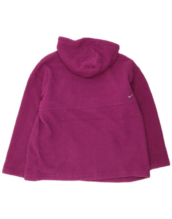 Nike γυναικεία κουκούλα Therma-Fit Fleece Jumper UK 18 XL Purple Polyester