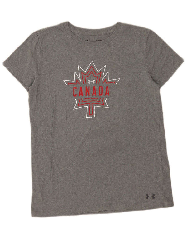 Under Armour Mens Canada Graphic T-Shirt Top Small Grey